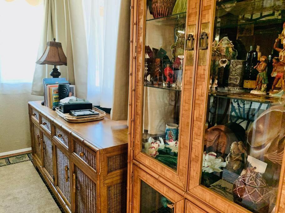 Hau'Oli Place Tiki Cottage In Волкейно Екстериор снимка